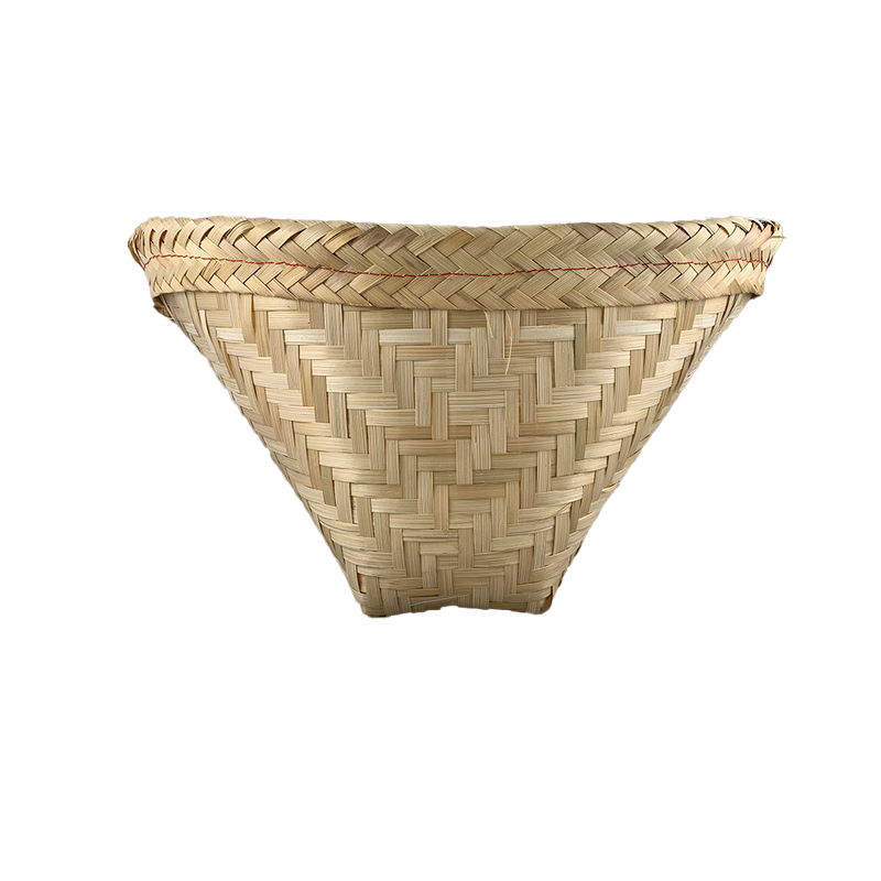 Bamboo Basket for Cooking Sticky Rice Size L (VAT)