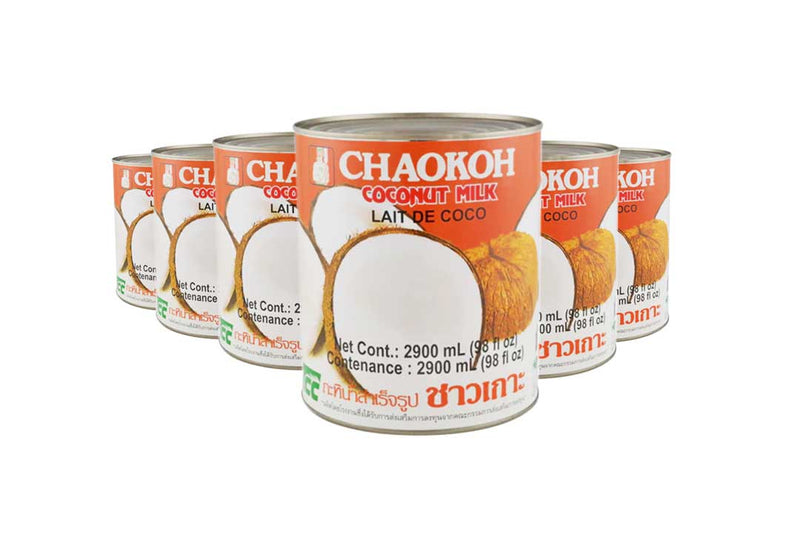 Chaokoh Large Coconut Milk 6x2900ml/case