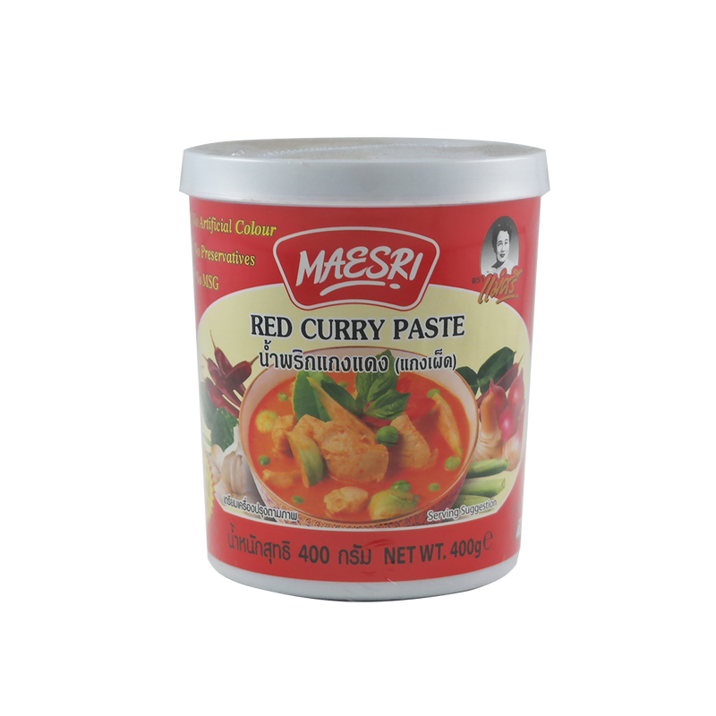 Mae Sri Vegetarian Red Curry Paste 400g/pack