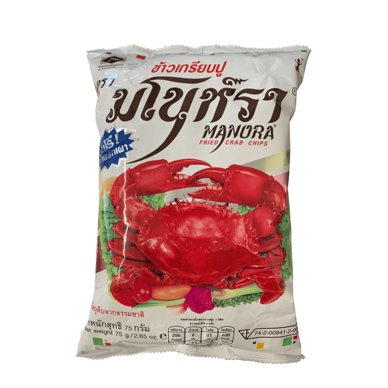 Manora Fried Crab Chips 75g