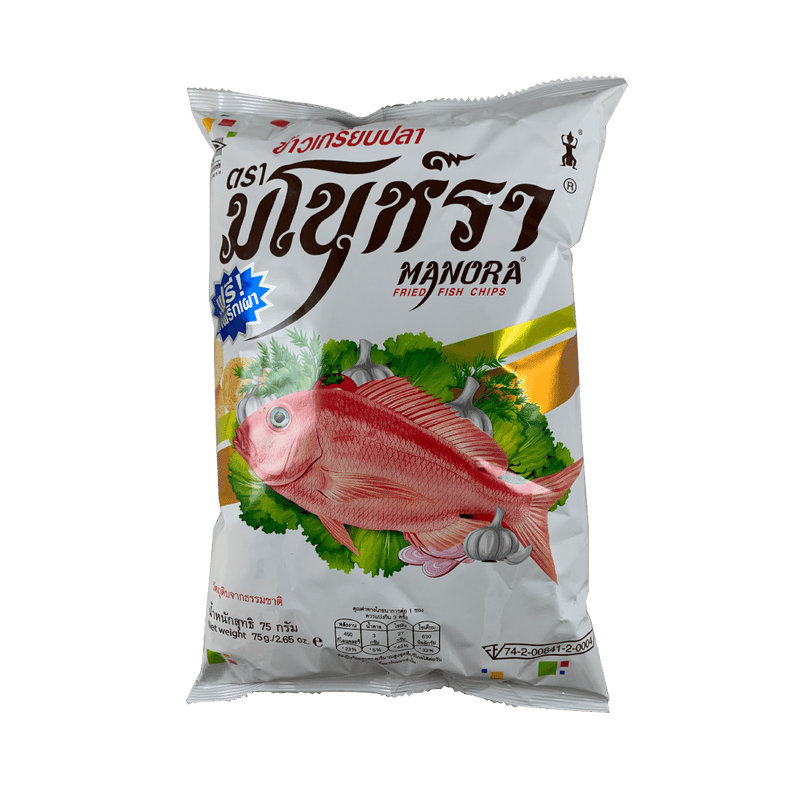 Manora Fried Fish Chips 75g