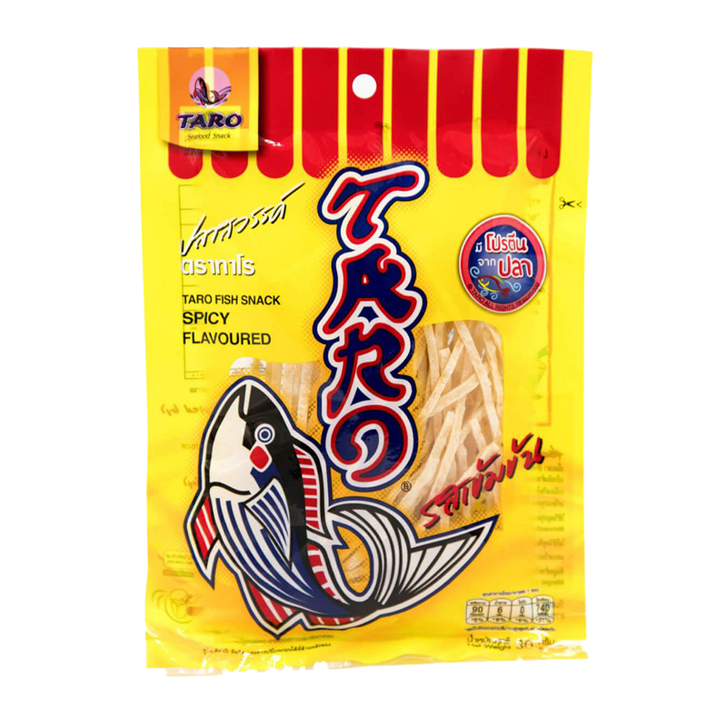 Taro Fish Snack Spicy 52g/pack