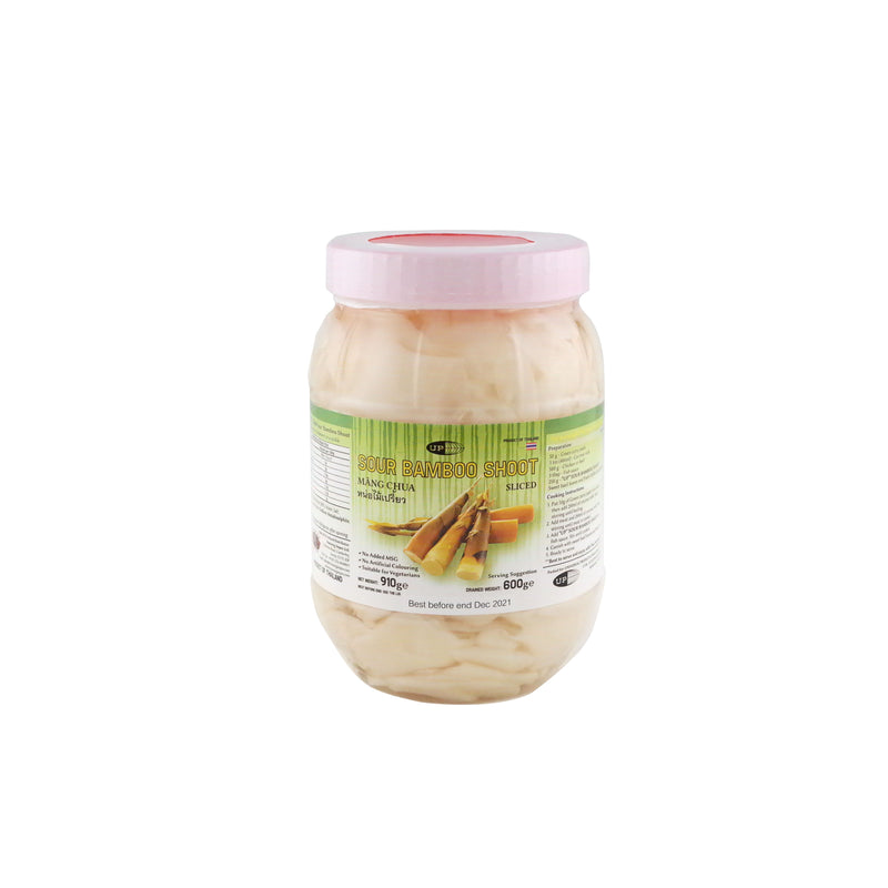 UP Sour Bamboo Shoot Sliced 910g/pack